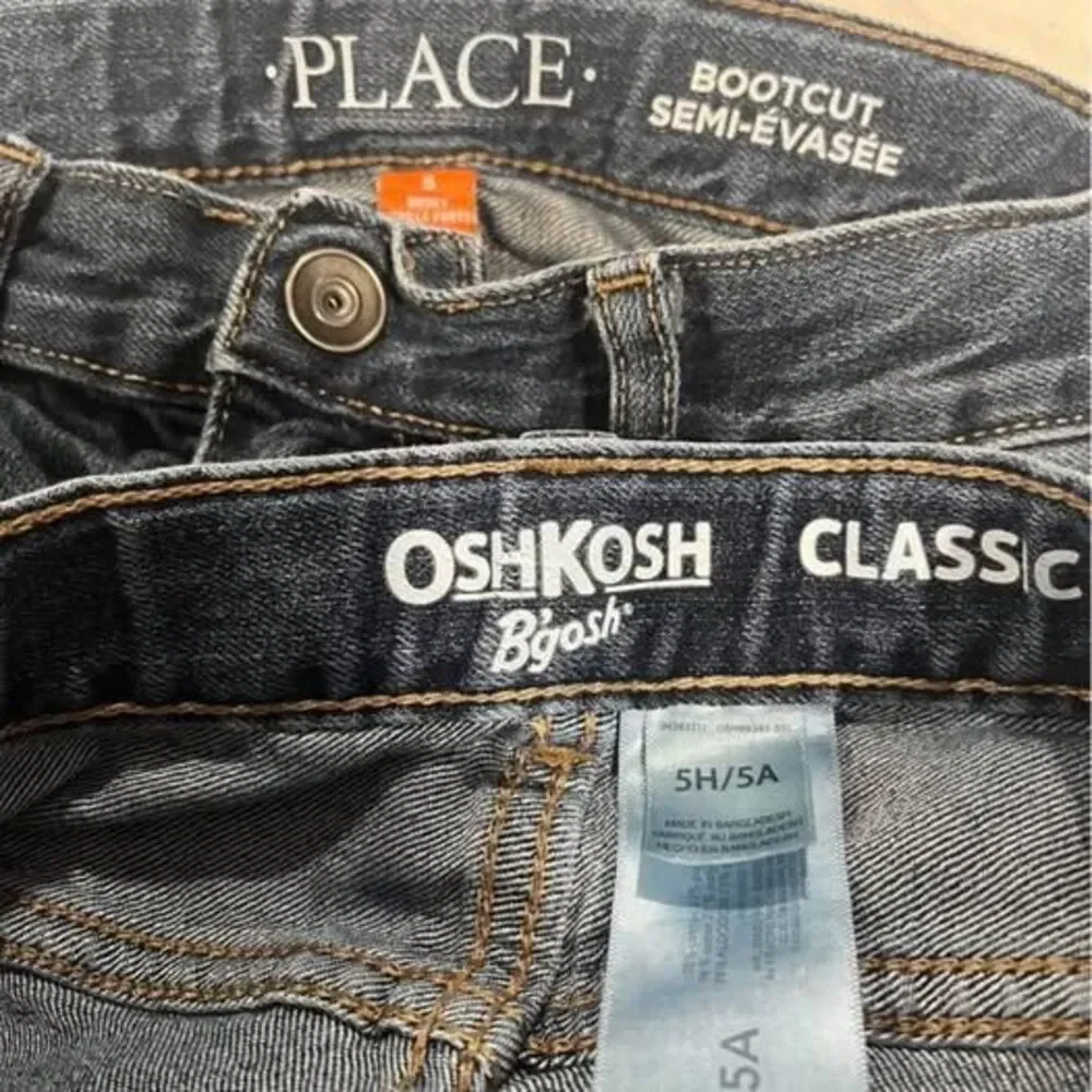 2 pair 5H Boys Jeans - Boys The Children's Place  OshKosh B'gosh Jeans Size 5 Hu